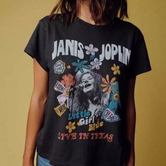 RARE Daydreamer | Janis Joplin Little Girl Blue Tour Tee | Medium - Picture 6 of 16